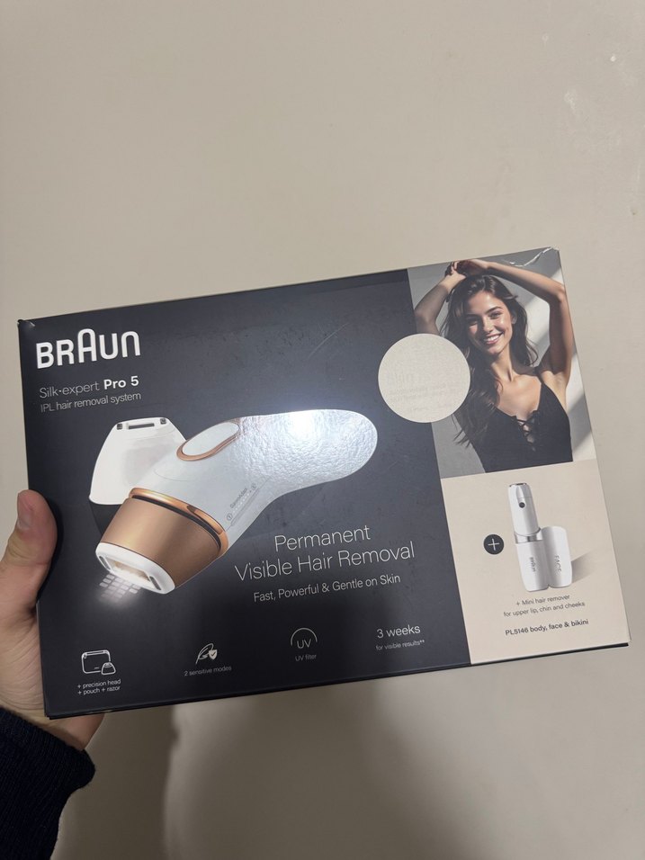 Beyaz Braun Pro 5 Lazer Epilasyon Cihazı - Görsel 2