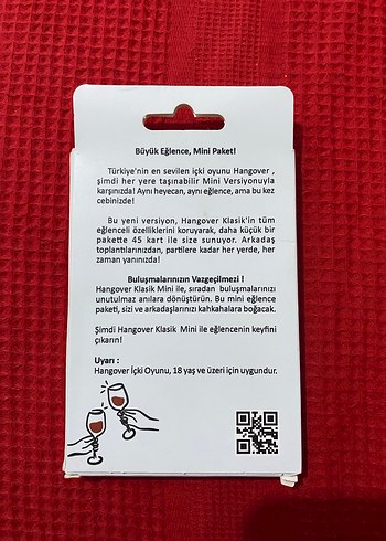 Hangover Klasik İçki Oyunu - Görsel 2