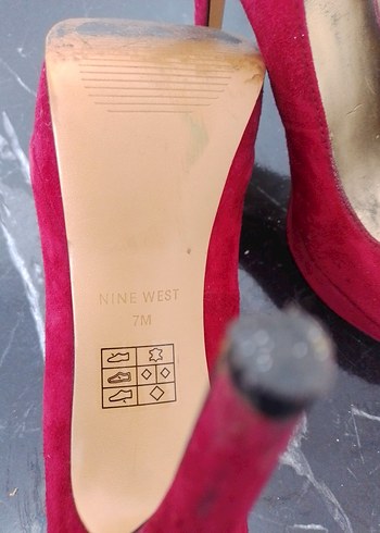 Pembe Süet Platform Topuklu Kadın Stiletto - Görsel 8