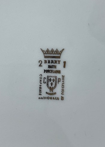 Altın Varaklı Baskılı Tabak Seti - Görsel 6