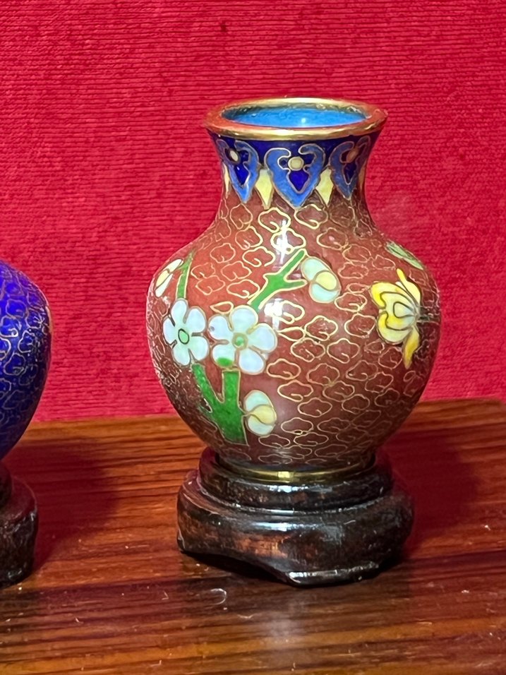 UZAK DOĞU EL SANATI MİNELİ VAZOLAR - Görsel 3