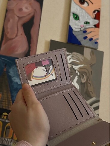 Kedili mor cüzdan - Görsel 7