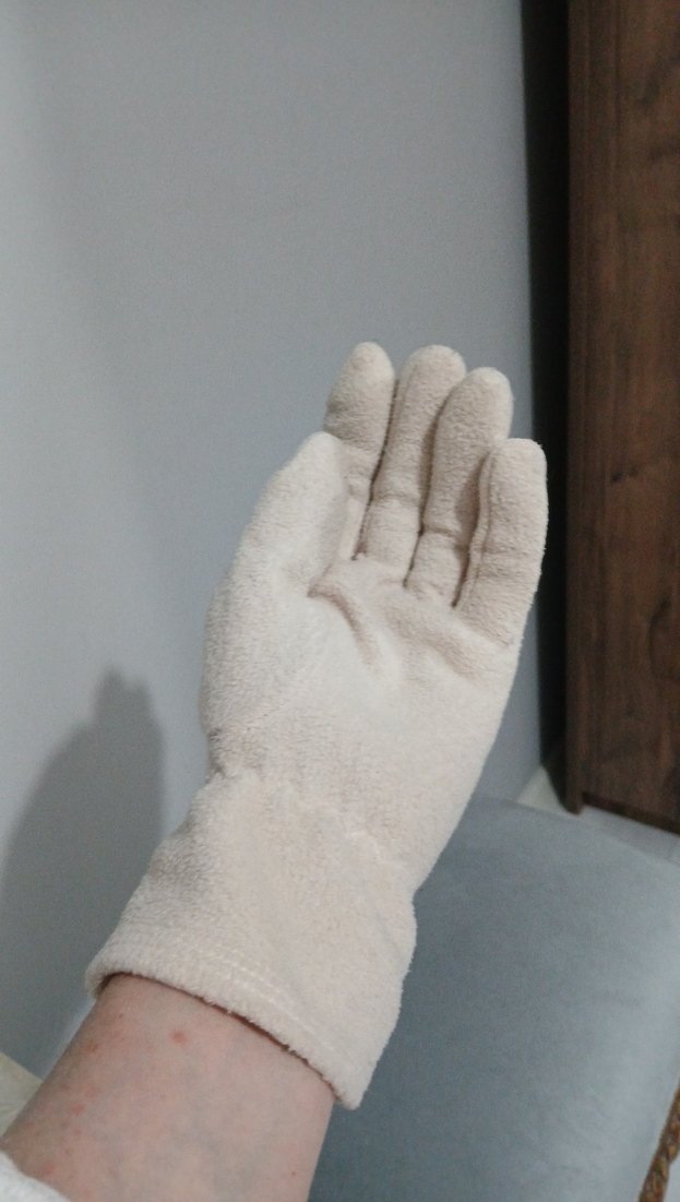 Beyaz Kadın Polar Eldiven - Görsel 2