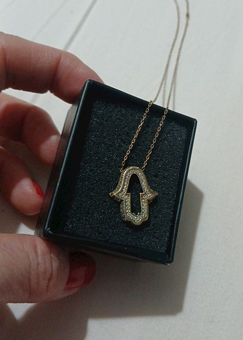 Altın Renkli Mini Bohem Zincir Kolye - Görsel 3