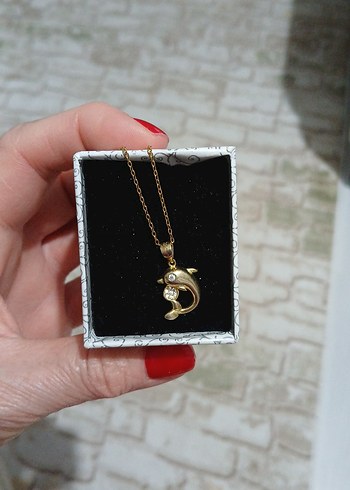 Altın Renkli Mini Zincirli Kadın Kolye - Görsel 5