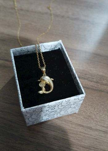 Altın Renkli Mini Zincirli Kadın Kolye - Görsel 2