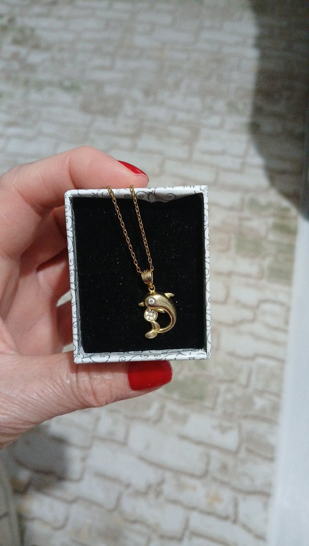 Altın Renkli Mini Zincirli Kadın Kolye - Görsel 5