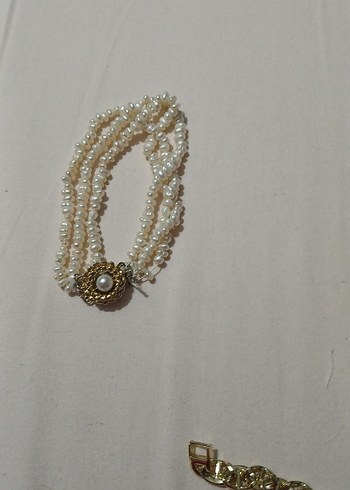 Bohem Beyaz İnci Boncuklu Midi Kolye - Görsel 2