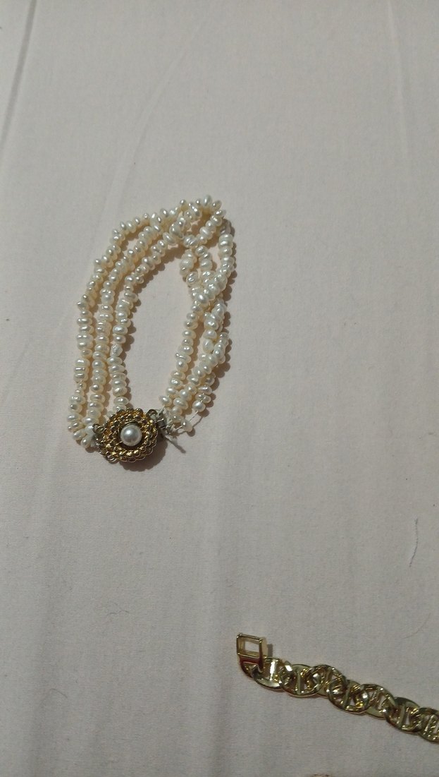 Bohem Beyaz İnci Boncuklu Midi Kolye - Görsel 2