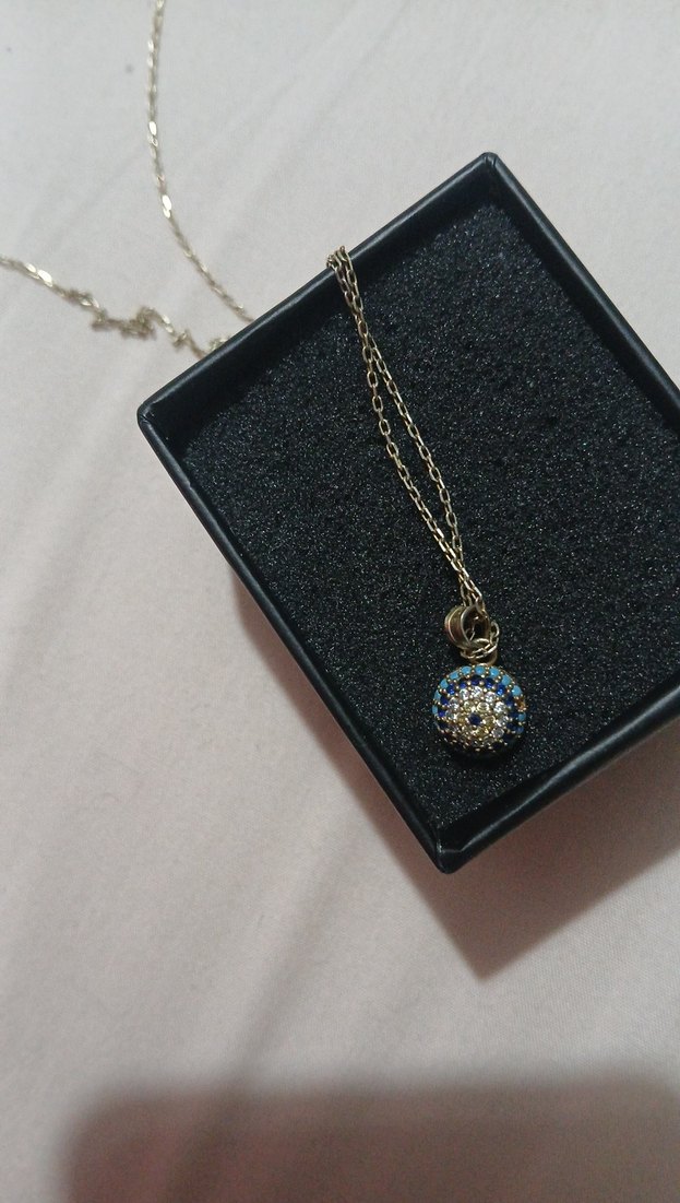 Zincir Detaylı Midi Kadın Kolye - Görsel 5