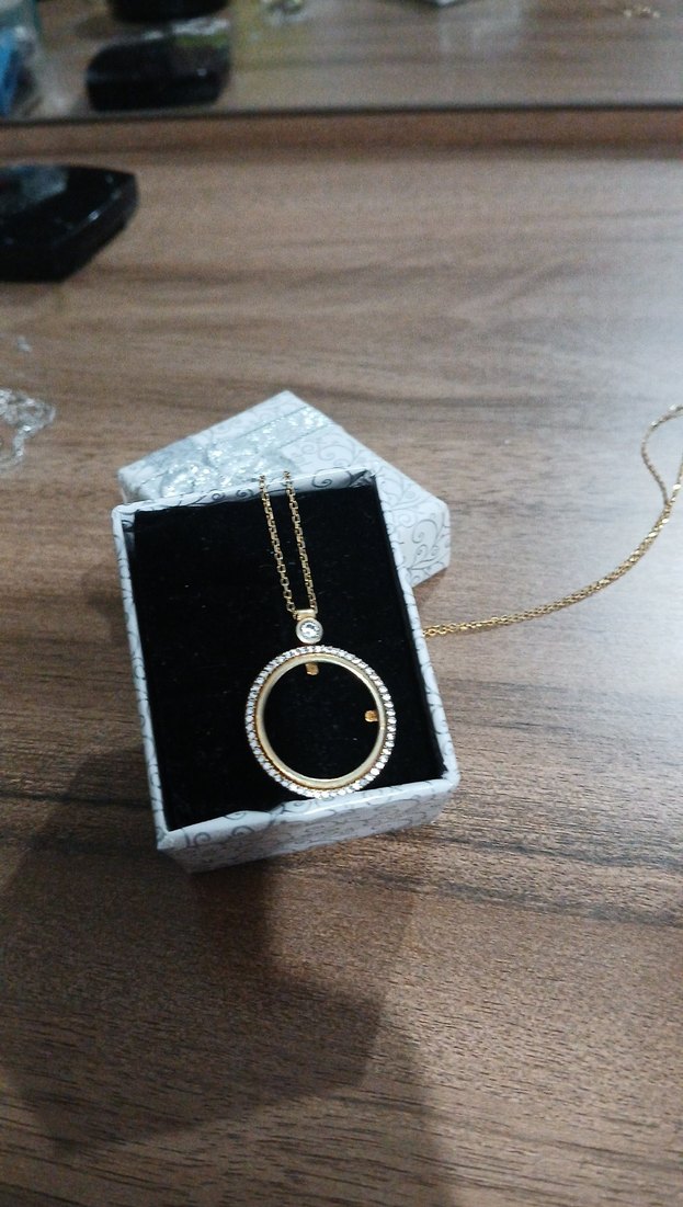 Altın Zincir Detaylı Mini Kadın Kolye - Görsel 3