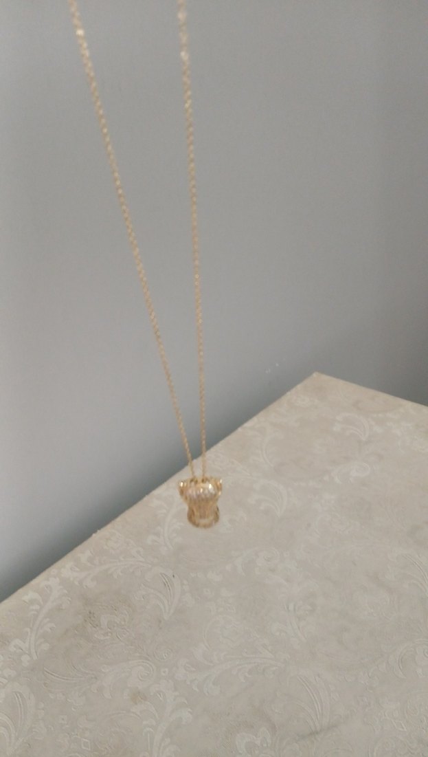 Uzun Zincirli Altın Renk Yılan Figürlü Kolye - Görsel 3