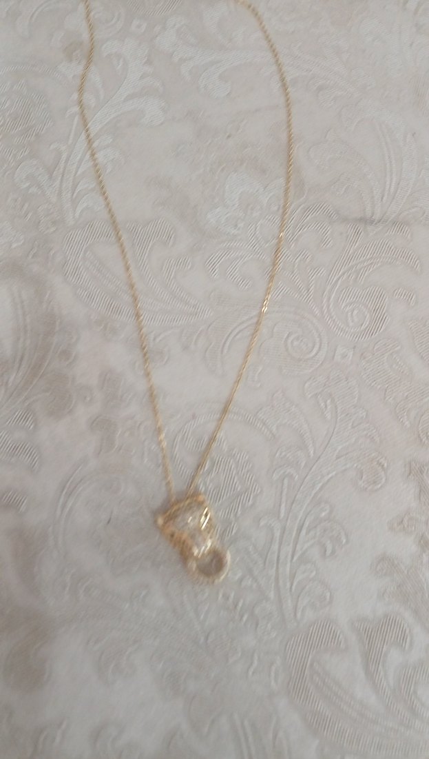 Uzun Zincirli Altın Renk Yılan Figürlü Kolye - Görsel 4