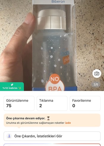 Anti-Kolik Bebek Biberonu 0-6 Ay Beyaz - Görsel 6