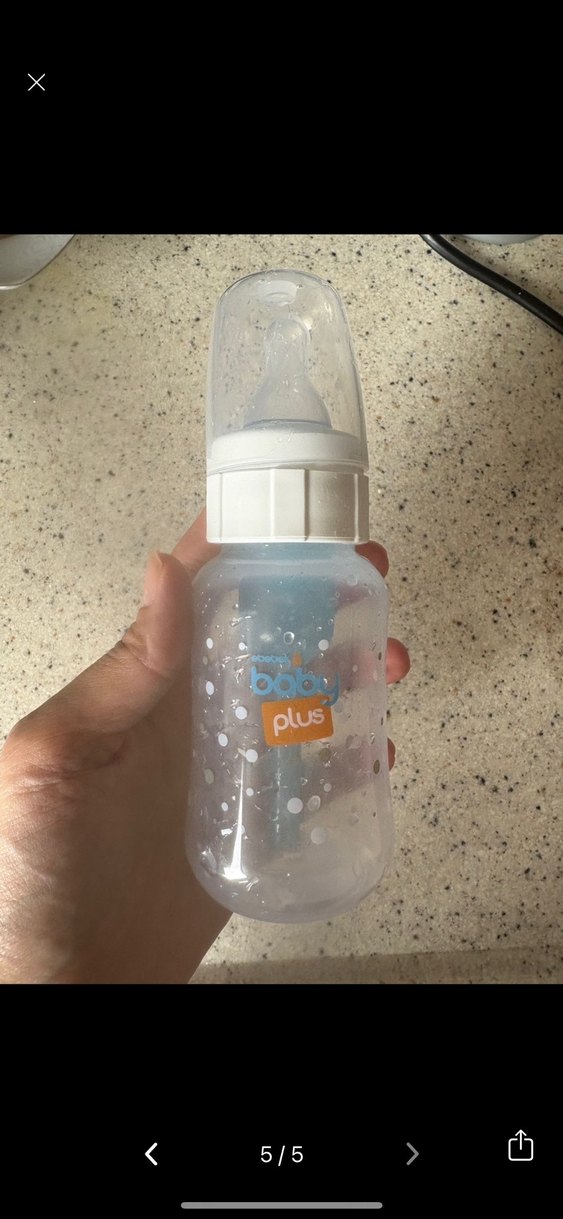 Anti-Kolik Bebek Biberonu 0-6 Ay Beyaz - Görsel 2