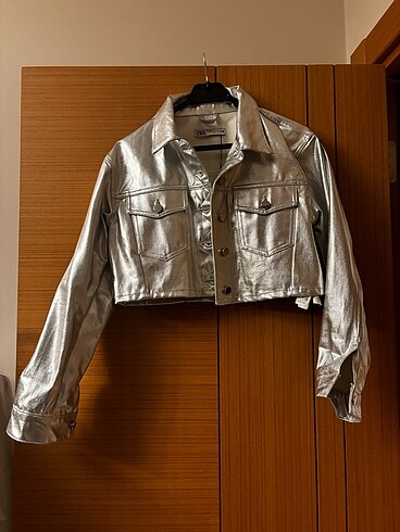 m Beden Zara crop ceket