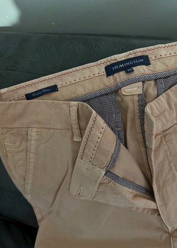 Hamington Bej Düğmeli Erkek Süet Pantolon - Görsel 3