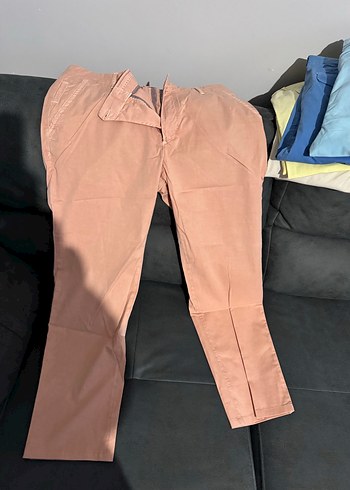 Hamington Bej Düğmeli Erkek Süet Pantolon - Görsel 2