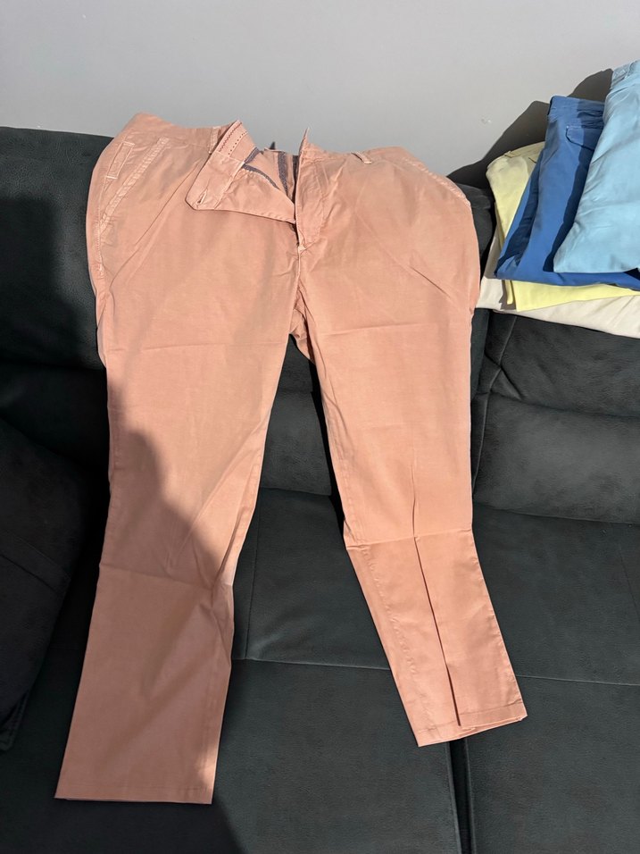 Hamington Bej Düğmeli Erkek Süet Pantolon - Görsel 2