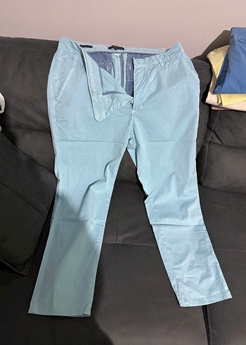 Hemingson marka Slim Fit 5 Cep Gök Mavisi Chino Pantolon - Görsel 4
