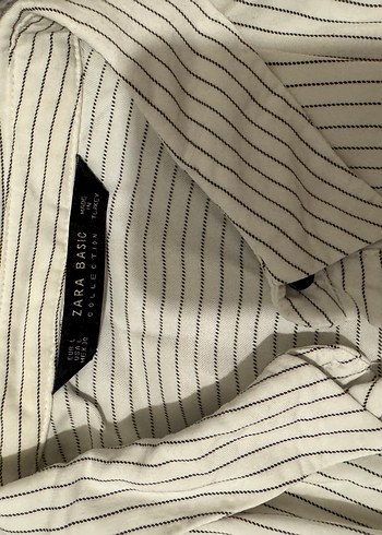 Kadın çizgiliUzun Kollu düğmeli elbise - Görsel 2