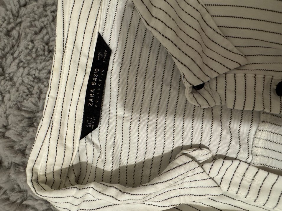 Kadın çizgiliUzun Kollu düğmeli elbise - Görsel 3