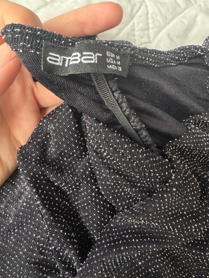 Drapeli Uzun Kollu V Yaka Gri üst - Görsel 2