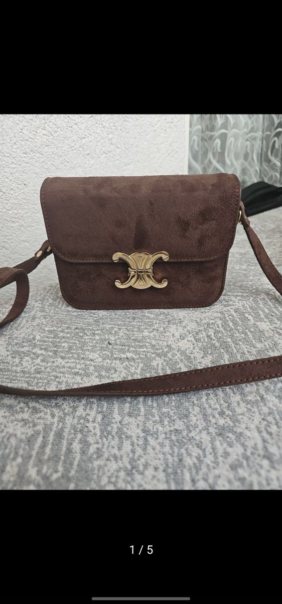 celine kahve çanta - Görsel 2