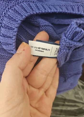 Polo by Ralph Lauren Mavi Triko Kadın Kazak - Görsel 7