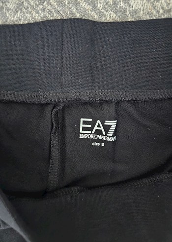 Siyah Dar Kesim EA7 Emporio Armani Eşofman Altı - Görsel 5