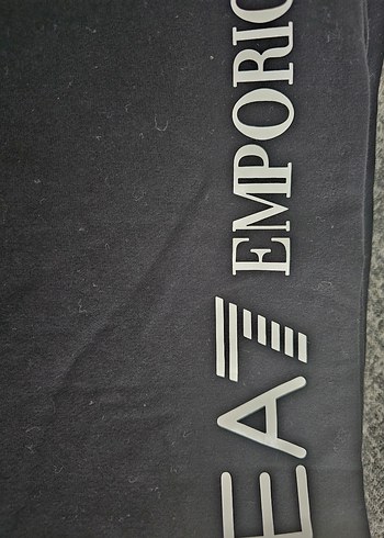 Siyah Dar Kesim EA7 Emporio Armani Eşofman Altı - Görsel 6