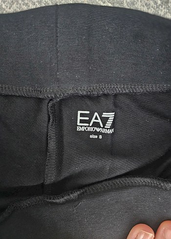 Siyah Dar Kesim EA7 Emporio Armani Eşofman Altı - Görsel 4