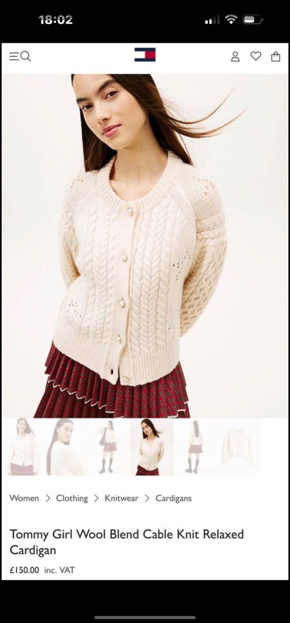 Tommy Jeans Kremi Örgü Detaylı Kazak - Görsel 3