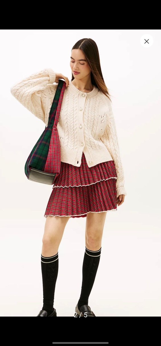 Tommy Jeans Kremi Örgü Detaylı Kazak - Görsel 5