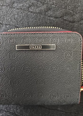 Vakko Siyah Deri Fermuarlı Kadın Cüzdanı - Görsel 3