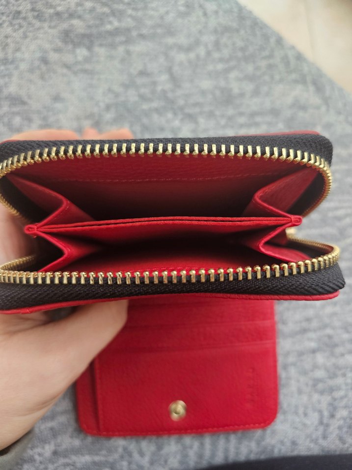 Vakko Siyah Deri Fermuarlı Kadın Cüzdanı - Görsel 5