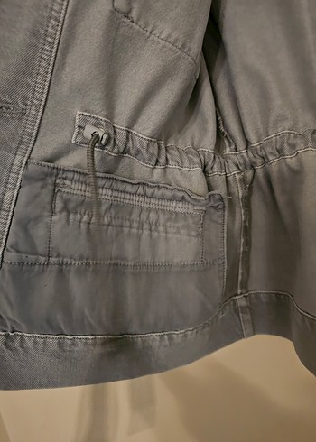 Gri Kolsuz Denim Ceket Calvın Klein - Görsel 3