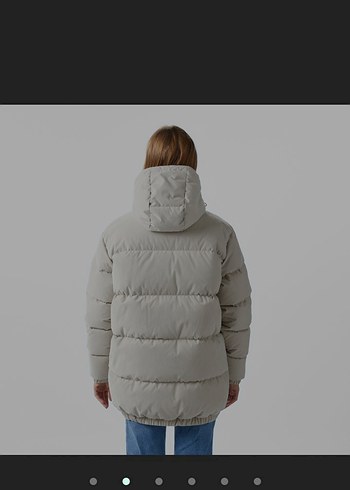 Lacoste Bej Rahat Kesim Puff Mont - Görsel 3