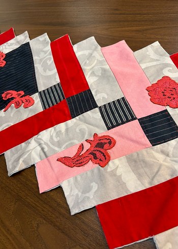 Kırkyama Çok Renkli Masa Üstü Ranır Örtü - Görsel 3