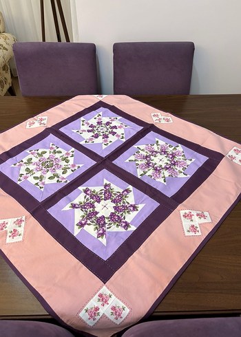 Nakışlı Kırkyama Masa Örtüsü - Görsel 3