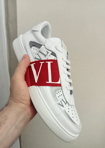 Beyaz Erkek Spor Ayakkabı Velcro Bantlı - Görsel 5