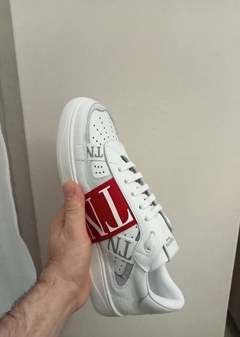 Beyaz Erkek Spor Ayakkabı Velcro Bantlı - Görsel 3