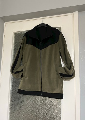 Fermuarlı Yüksek Yakalı Gri Erkek Polar - Görsel 8