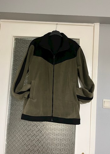 Fermuarlı Yüksek Yakalı Gri Erkek Polar - Görsel 7