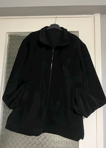 Siyah Fermuarlı Yüksek Yakalı Erkek Polar - Görsel 6