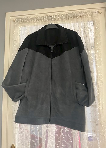 Gri Fermuarlı Erkek Polar Mont - Görsel 5