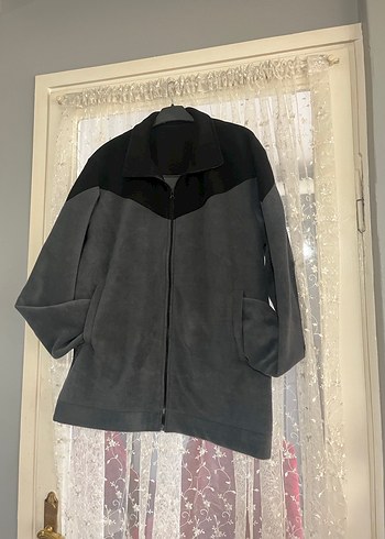 Gri Fermuarlı Erkek Polar Mont - Görsel 4