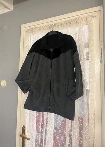 Gri Fermuarlı Erkek Polar Mont - Görsel 3