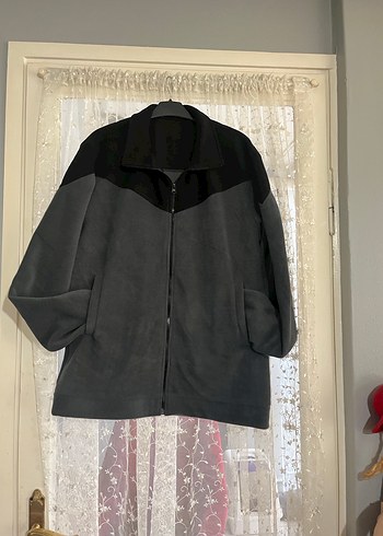 Gri Fermuarlı Erkek Polar Mont - Görsel 7