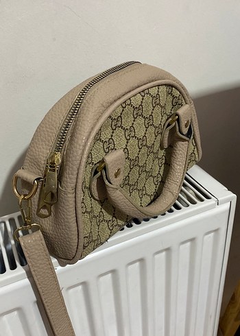 Bej Klasik Şık Kadın Çanta - Görsel 3